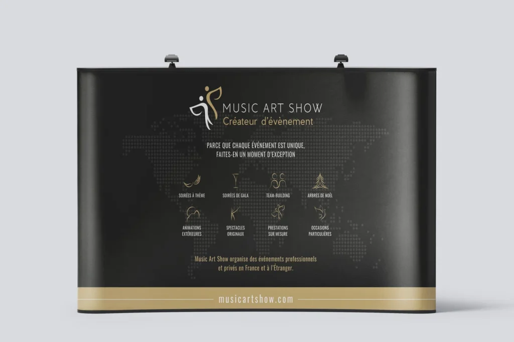 MUSICARTSHOW stand parapluie