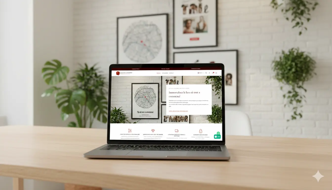 site affiche personnalisee couple