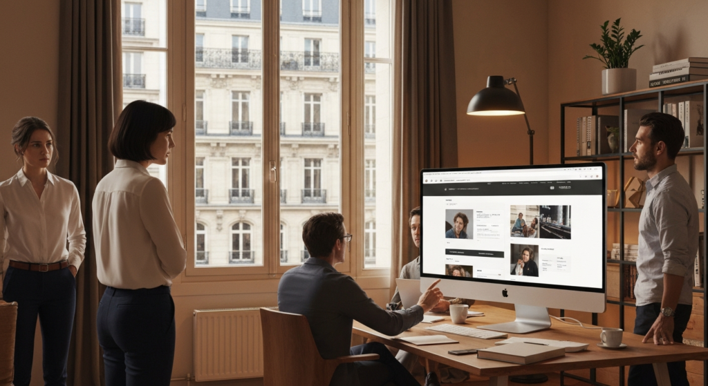 Excellence et stratégie pour votre création de site web Paris