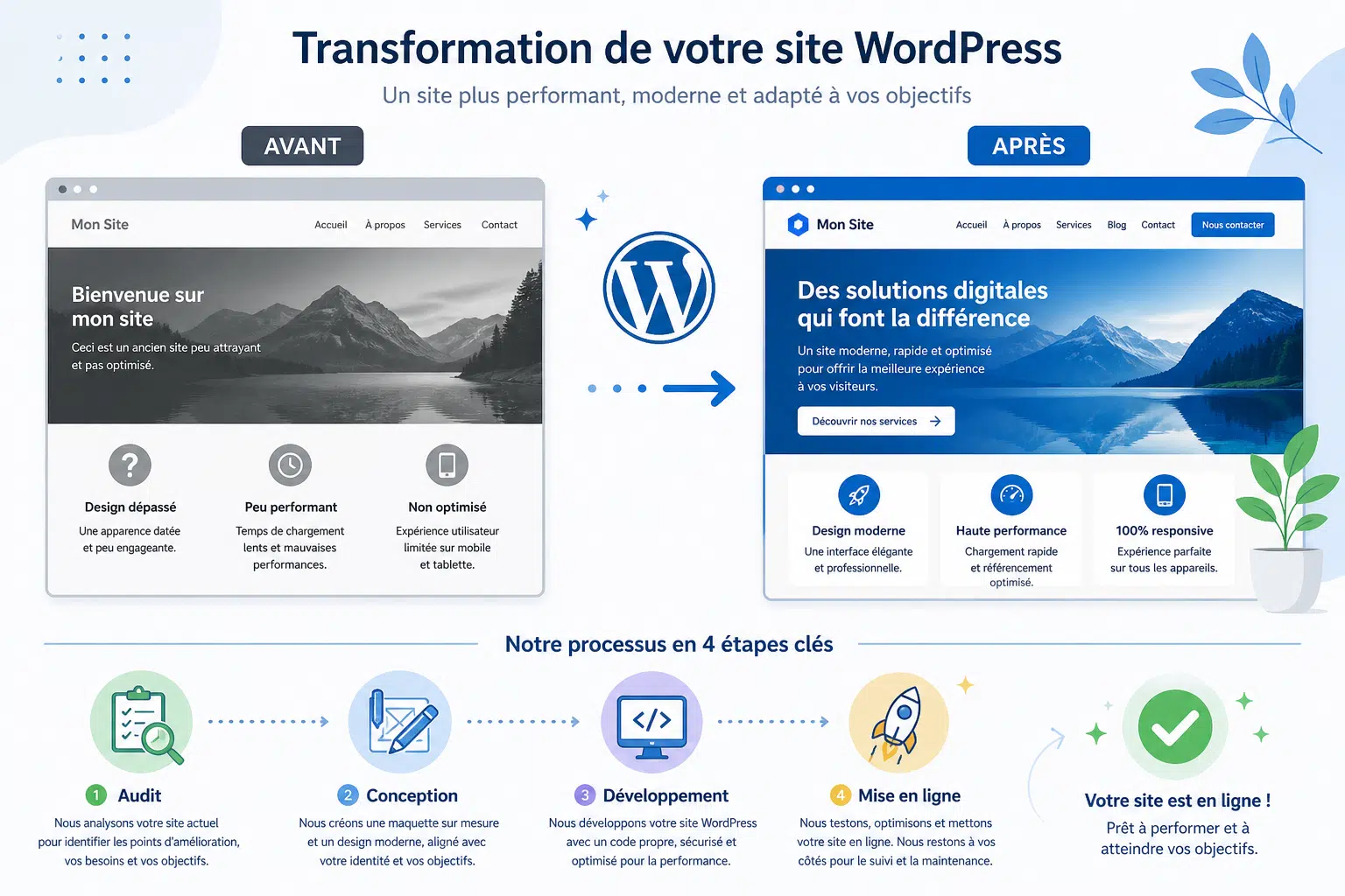refonte site wordpress