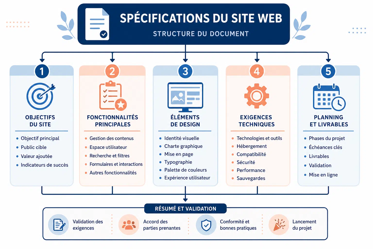 cahier des charges site internet