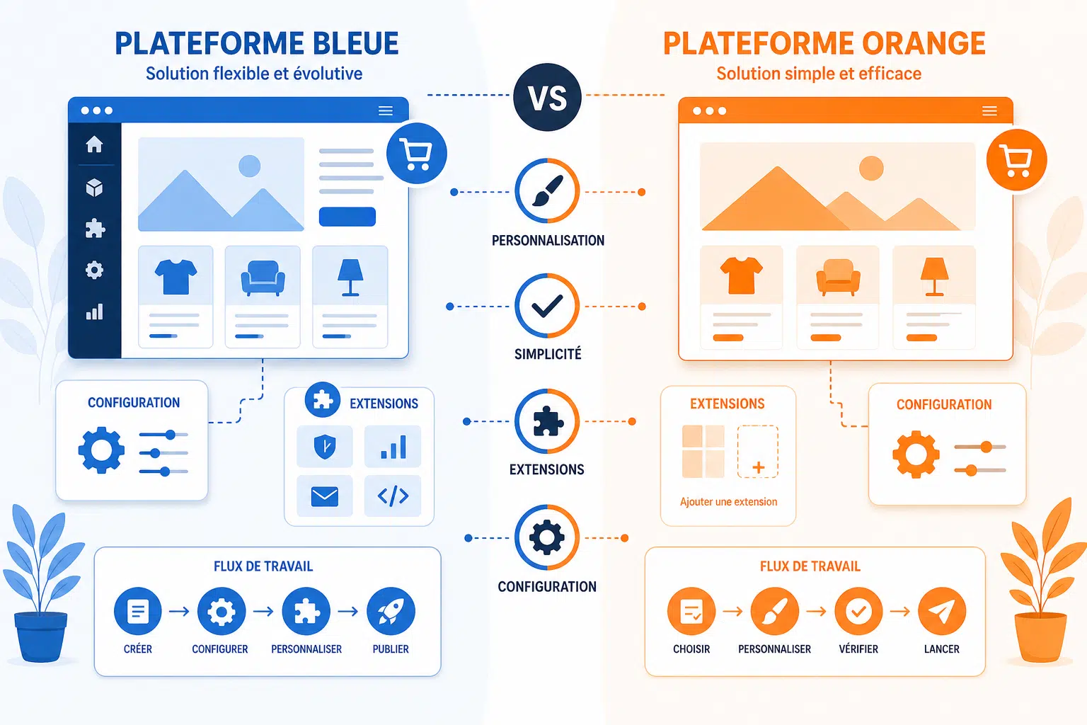 woocommerce ou shopify